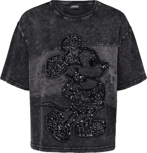 Desigual Ts_Mickey Sequin BLACK L Desigual Ts_Mickey Sequin BLACK L
