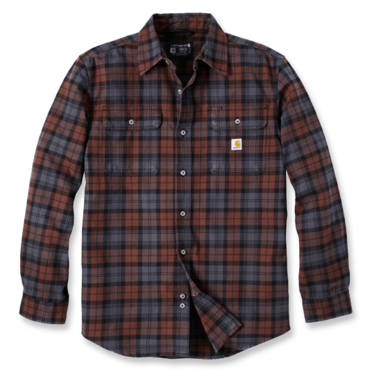 Carhartt rutete Flanellskjorte Herre Mocha S Carhartt rutete Flanellskjorte Herre Mocha S
