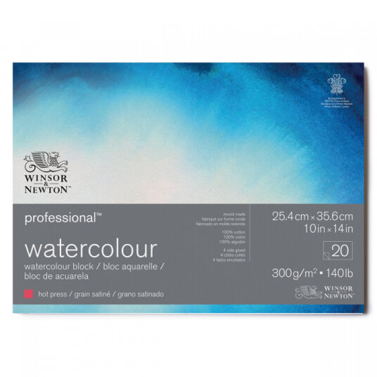 Winsor & Newton Professional Akvarellblokk HPx36cm 300g