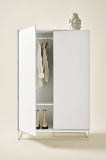 Jotex LYCKEBY garderobe Matt hvit 1705462-03-0 1705462-01-0