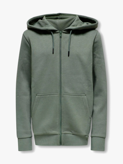 Only & Sons Jr Ceres Zip Hoodie Sweat Grå 122/128 Only & Sons Jr Ceres Zip Hoodie Sweat Grå 122/128