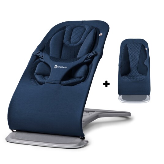 Ergobaby Evolve 3 i 1 Babysitter Mörkblå Med Extra Tygsits Ergobaby Evolve 3 i 1 Babysitter Mörkblå Med Extra Tygsits