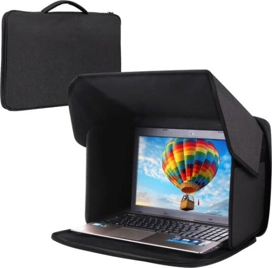 Sammenleggbar PC-Personvernskjerm og Solskjerm 16"