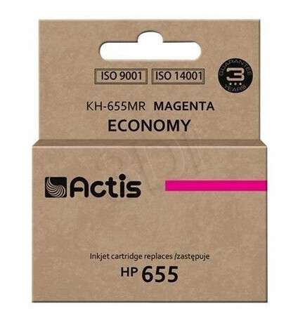 Actis standard KH-655MR - magenta - refurbished - ink cartridge (alternative for: HP 655) - Blekkpatron Rød