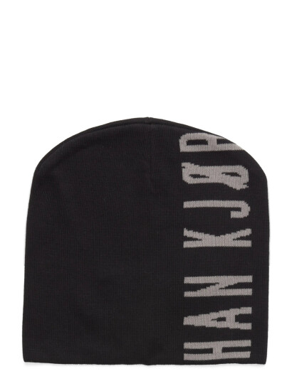 HAN Kjøbenhavn Logo Cuffless Beanie - Black - ONE SIZE