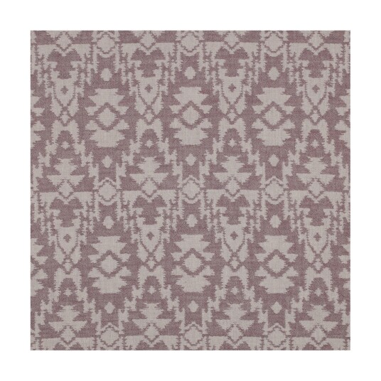 Muslin JACQUARD AZTEC - AUBERGINE