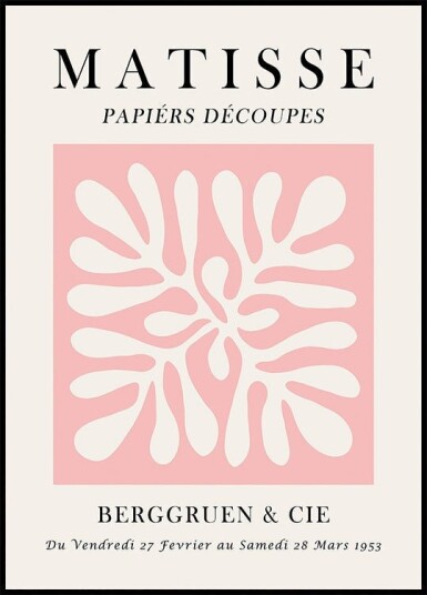 Matisse floral poster 11 Poster Plakat / 100x150cm