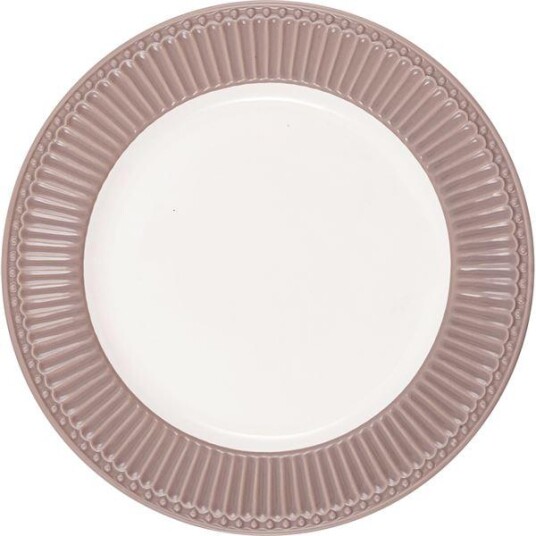GreenGate - Alice middagstallerken 26,5 cm hasselnut brown