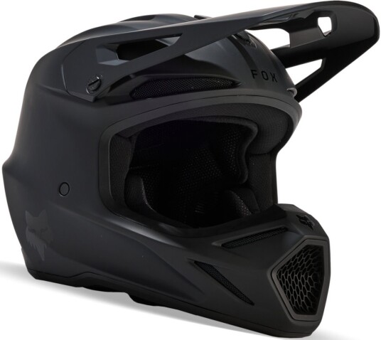 FOX V3 Solid MIPS Motocross Hjelm S Svart FOX V3 Solid MIPS Motocross Hjelm S Svart