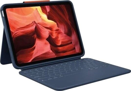 Logitech Rugged Combo 4 Tastatur & Foliosett Classic Blue 920-011192