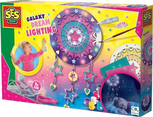 SES Creative Drømmefanger Med Lys Galaxy