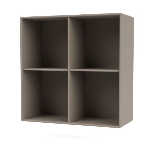 Montana SHOW hylle 69,6x69,6 cm, opphengsskinne 141 Truffle Montana SHOW hylle 69,6x69,6 cm, opphengsskinne 141 Truffle