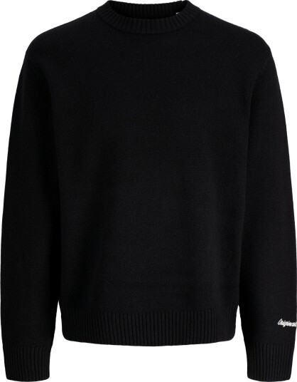 Jack & Jones Jornorrebro Knit Crew Neck Sn BLACK L