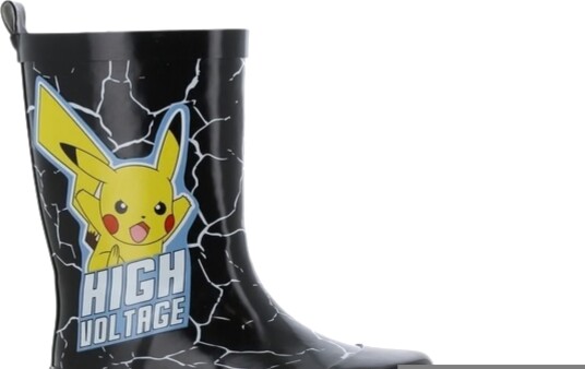 Leomil Pokemon Rainboots Black 25