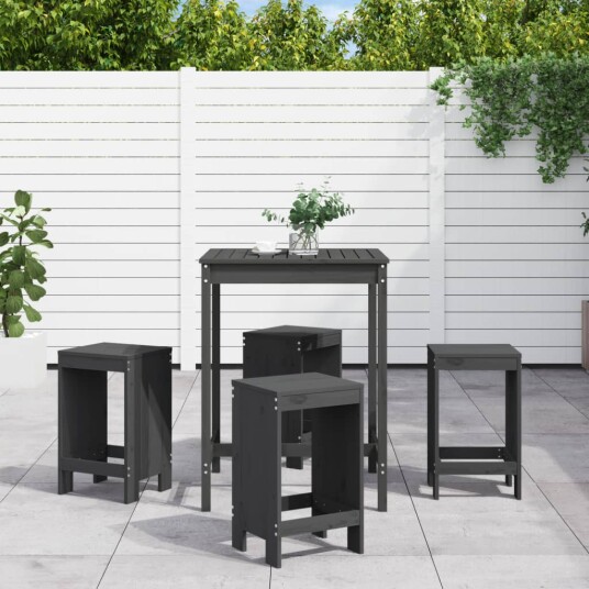  Hagebarsett 5 deler grå heltre furu 3157741