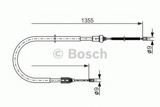 Bremsewire BOSCH 1 987 477 644 Bremsewire BOSCH 1 987 477 644
