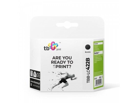 Blekk Til Brother Mfc-J5340dw Tbb-Lc422b 100 % Ny Svart