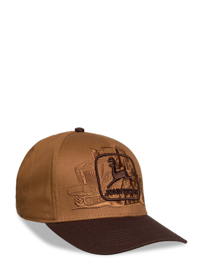 American Needle Logo Silhouette Embroidered Ball Brown Adjustable - American Needle - Brown - ONE SIZE