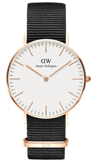 Daniel Wellington DW Klokke Classic Cornwall 36mm Roségull Daniel Wellington DW Klokke Classic Cornwall 36mm Roségull