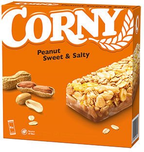 Corny Søt & Salt 6x25gr - 1 Pakker Corny Søt & Salt 6x25gr - 1 Pakker