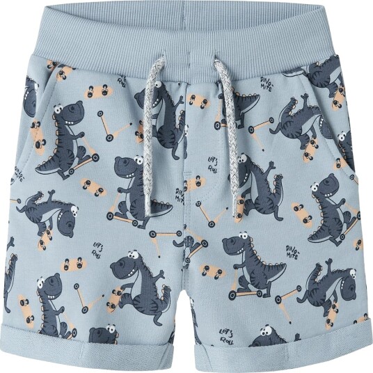 Name It Nmmvermo Aop Long Swe Shorts Unb Blue 86