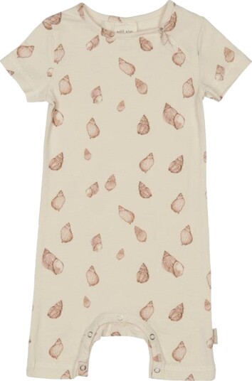 Petit Piao Jumpsuit SS Printed Seashell (68 / 6 mnd)