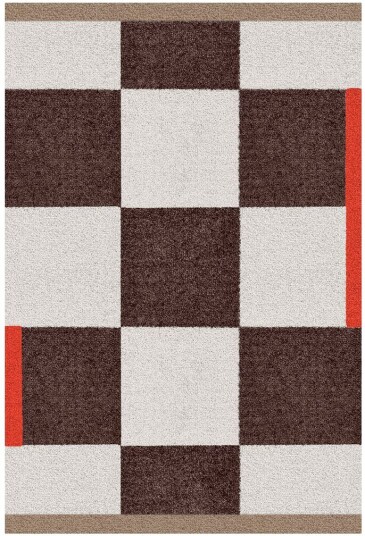 Mette Ditmer Square all round teppe small Brown