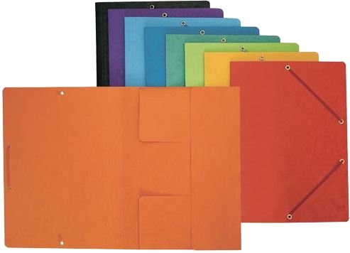 Bantex A4 Perm Med Strikk Rød 3450 09