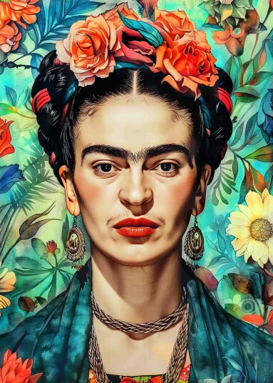 Plakat Frida Kahlo Portrett