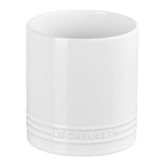 Le Creuset Signature bestikkog redskapskrukke 1,1L hvit