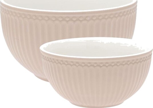 GreenGate  Alice serveringsbolle 0,9/2,2L 2 stk fudge