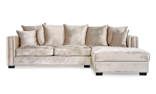 Soffadirekt MANHATTAN Divansofa Høyre Beige Soffadirekt MANHATTAN Divansofa Høyre Beige