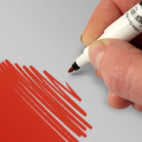 Food Art Pen Spiselig Tusj Rød Food Art Pen Spiselig Tusj Rød