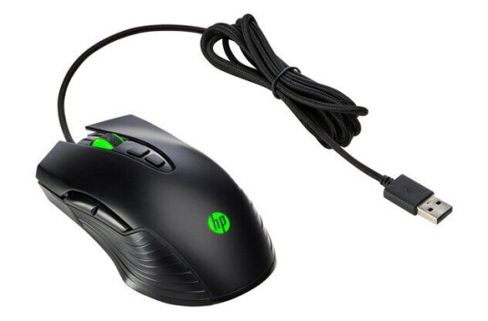 HP X220 Backlit Gaming - Mus - Optisk - 7 - Svart