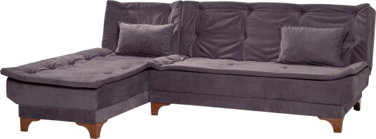 Riversdale Sovesofa med Sjeselong 4 seter Antrasitt Riversdale Sovesofa med Sjeselong 4 seter Antrasitt