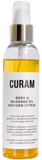 Curam Body And Massage Oil Wooden Citrus 150 ml
