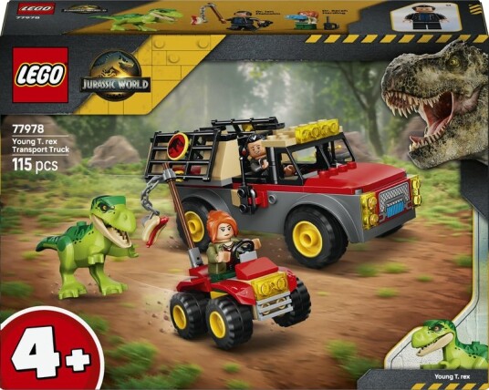 LEGO Jurassic World – 77978 – T. rex-unge og transportlastebil