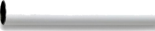 Habo 47282 Klesstangrør 25 x 2000 mm Hvit