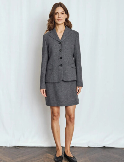 Bruun & Stengade Bs Hafa Skirt - Grey - 38