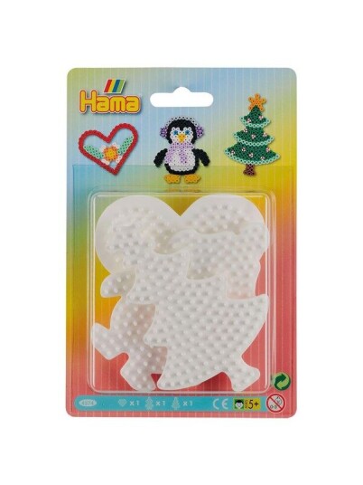 Hama Ironing Beads Pegboards - Heart Penguin Tree Hama Ironing Beads Pegboards - Heart Penguin Tree