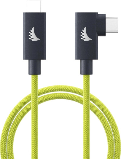 Angelbird USB-C 4.0 Solid Flex Lime 1m 1m. Rett til vinklet