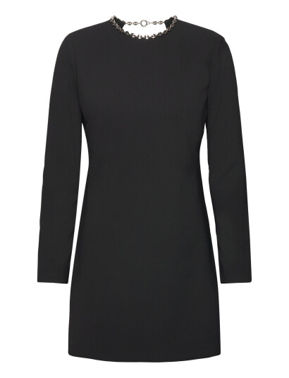 Mango Open Back Dress Black XS Mango Open Back Dress Black XS