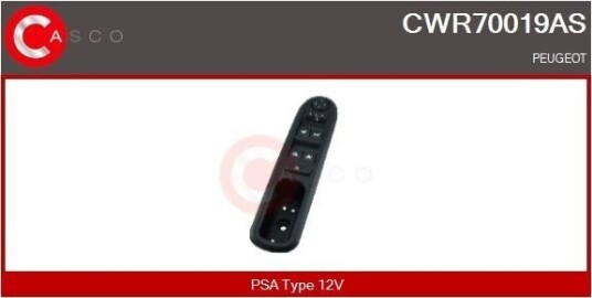 Bryter, vindusheis CASCO CWR70019AS