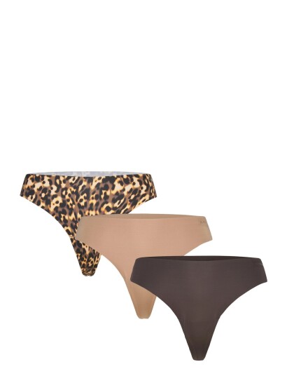 Björn Borg Invisible Thong 3P Brown XL