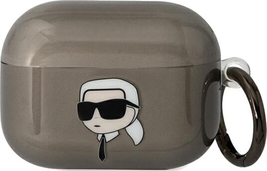 Karl Lagerfeld Karl Lagerfeld Klaphniktck Airpods Pro Deksel Svart/Svart Karl`S Head
