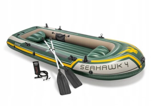 Oppblåsbar Seahawk 4 INTEX 68351 med pumpe og årer