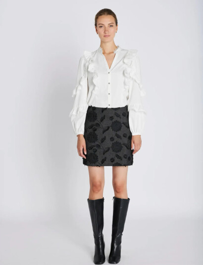 Bruuns Bazaar Almondbbjoannas Skirt - Black - 34