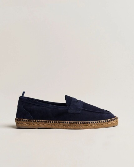 Castañer Nacho Casual Suede Loafers Azul Oscuro Castañer Nacho Casual Suede Loafers Azul Oscuro