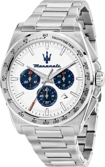 Maserati Herreklokke R8873652007 Velocita Hvit/Stål Ø43 mm Maserati Herreklokke R8873652007 Velocita Hvit/Stål Ø43 mm
