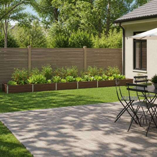 vidaXL Hevet Hagebed Svart 480 x 80 x 24 cm kaldvalset stål